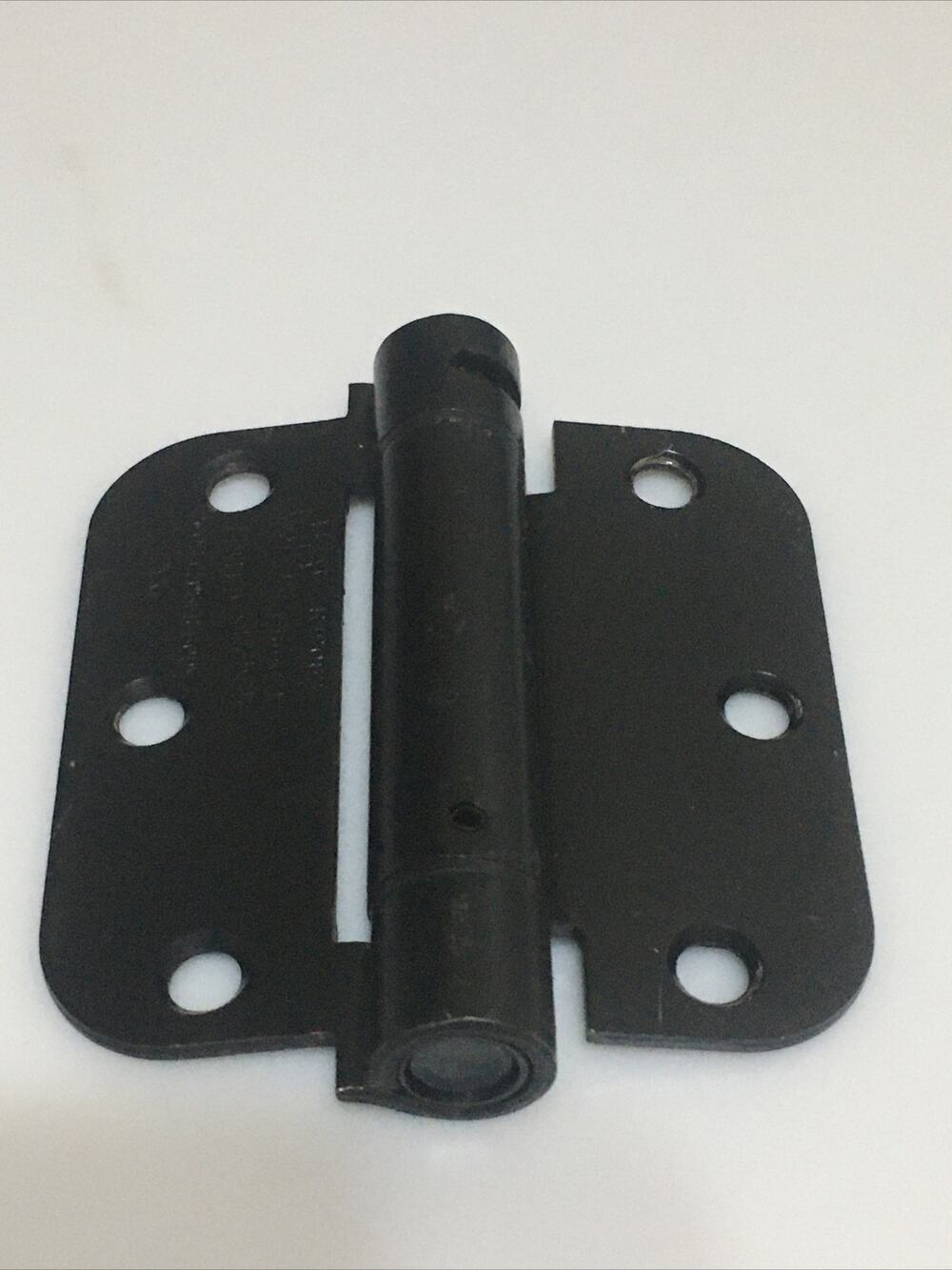 Self‑Closing Door Hinge 3.5” x 3.5” Oil Rubbed Bronze Single Piece Hardware